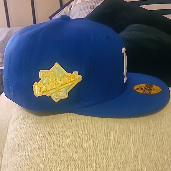 LA Dodgers 1988 WS New Era Baseball Cap, Color - blue, Size - 7 ⅛, Brand New! - Picture 2 of 5